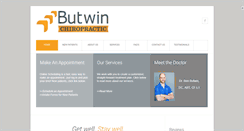 Desktop Screenshot of butwinchiropractic.com