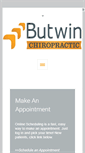 Mobile Screenshot of butwinchiropractic.com